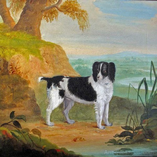 500x500 Antiques Atlas - Victorian Dog Painting