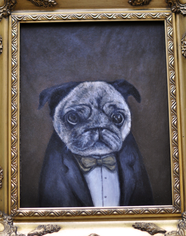 640x814 Custom Victorian Pet Portraits By Luke Jervis Love Maegan - Victorian Dog Painting