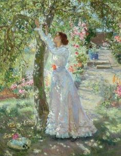 236x304 The 65 Best Victorian Garden Paintings Images - Victorian Garden Painting