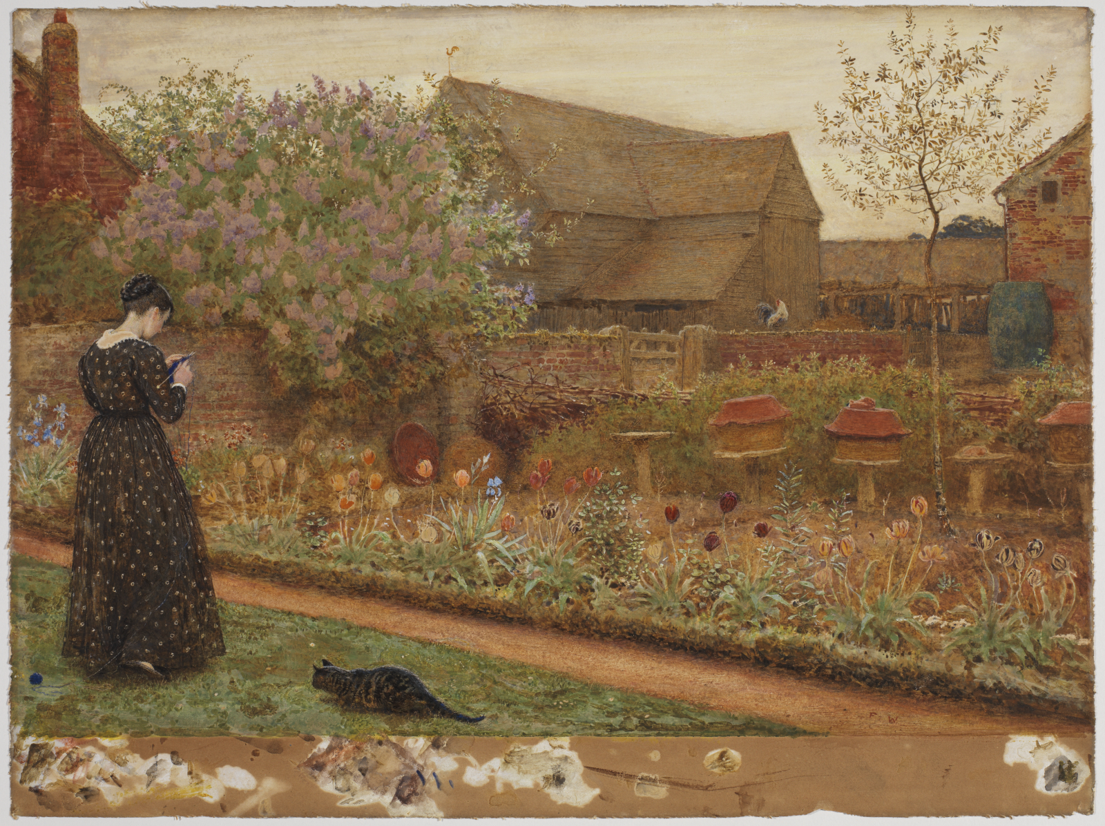 1600x1196 Life, Legend, Landscape Victorian Drawings And Watercolours - Victorian Garden Painting