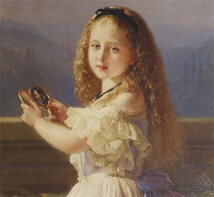 421x387 Ba Names Blog Blog Of Ba Name Wizard Author Laura Wattenberg - Victorian Girl Painting