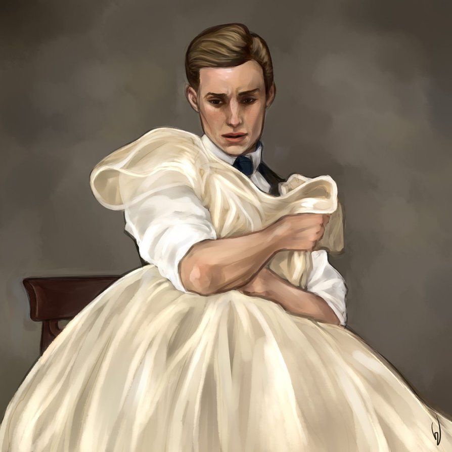 894x894 The Danish Girl - Victorian Girl Painting