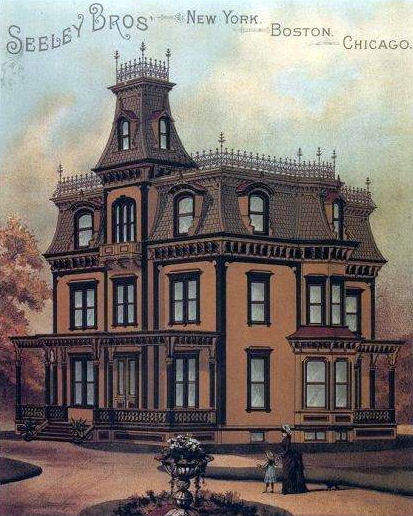 413x516 Philip Cryan Marshall - Victorian House Painting