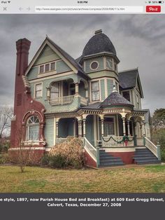 236x314 Blue Victorian Victorian, Light Colors And House - Victorian House Painting