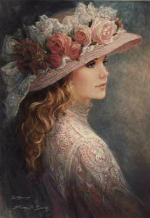 483x699 Victorian Ladies Art Decoration Design - Victorian Lady Painting