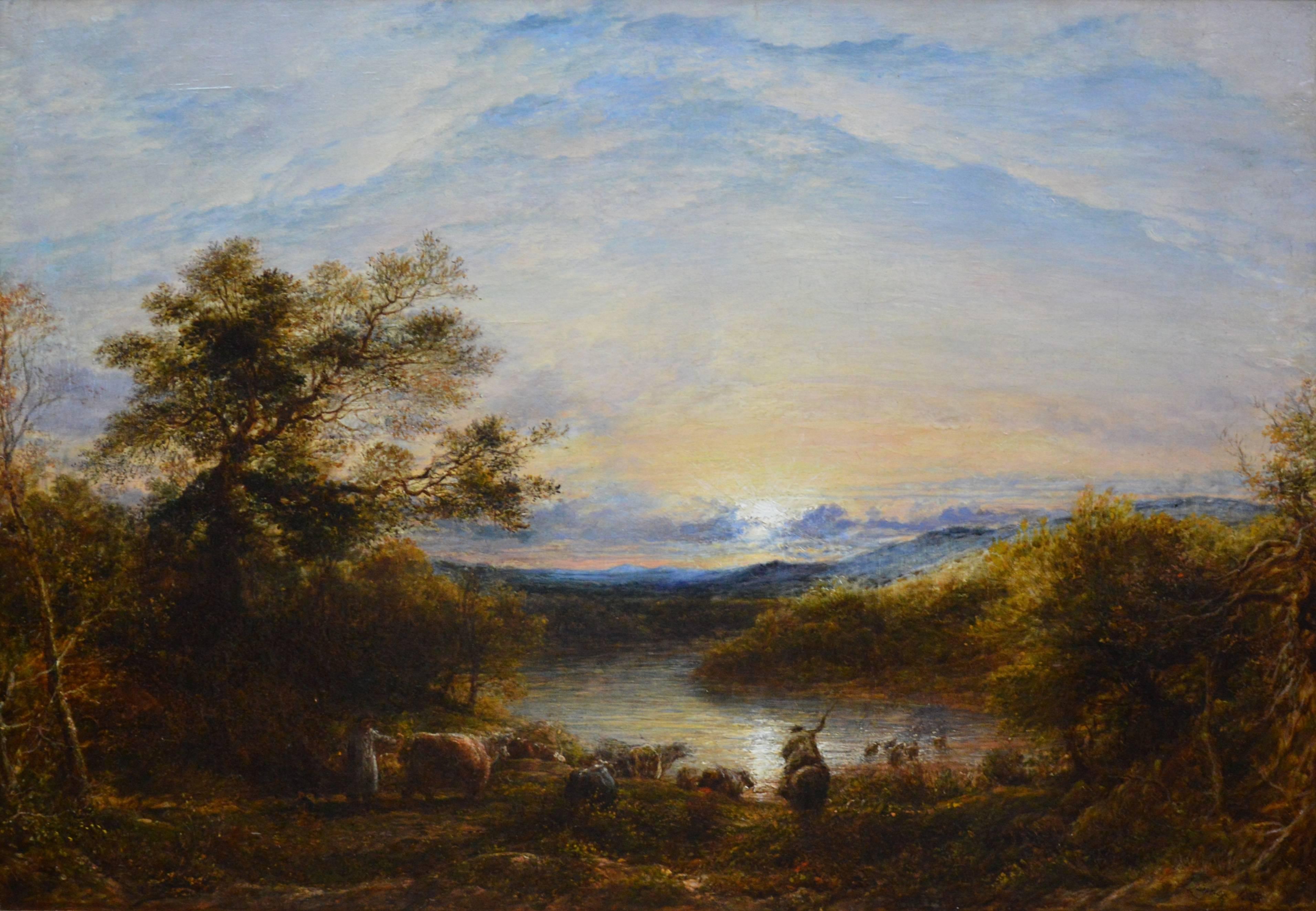 3824x2648 John Linnell (B.1792) - Victorian Landscape Painting