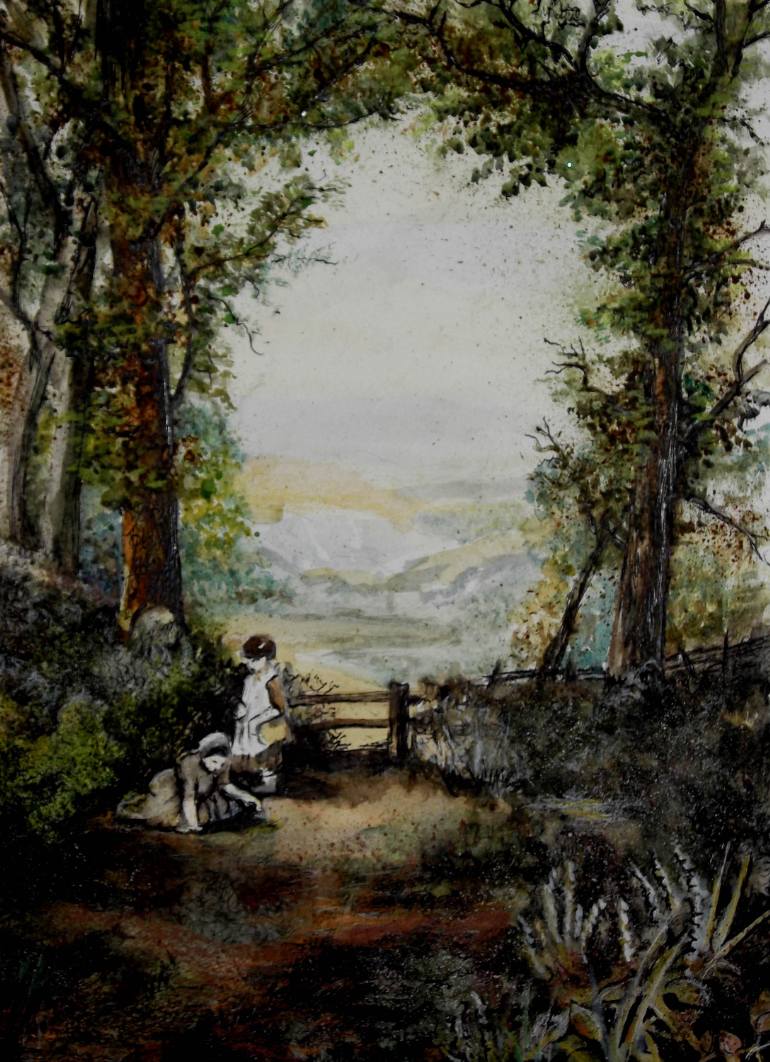 770x1062 Saatchi Art Victorian Landscape After John Atikinson Grimshaw - Victorian Landscape Painting