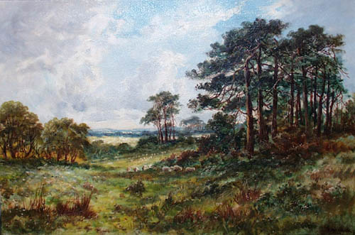 500x331 Victorian Oil Painting For Sale Classifieds - Victorian Landscape Painting