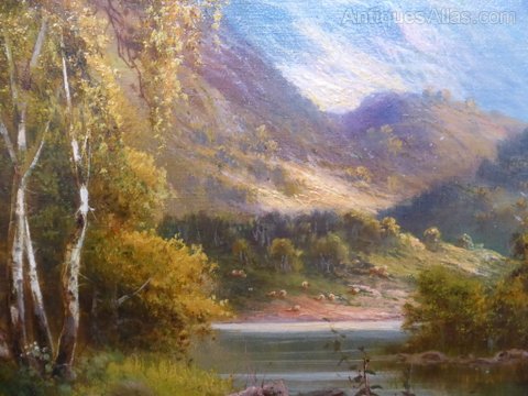 480x360 Antiques Atlas - Victorian Landscape Painting