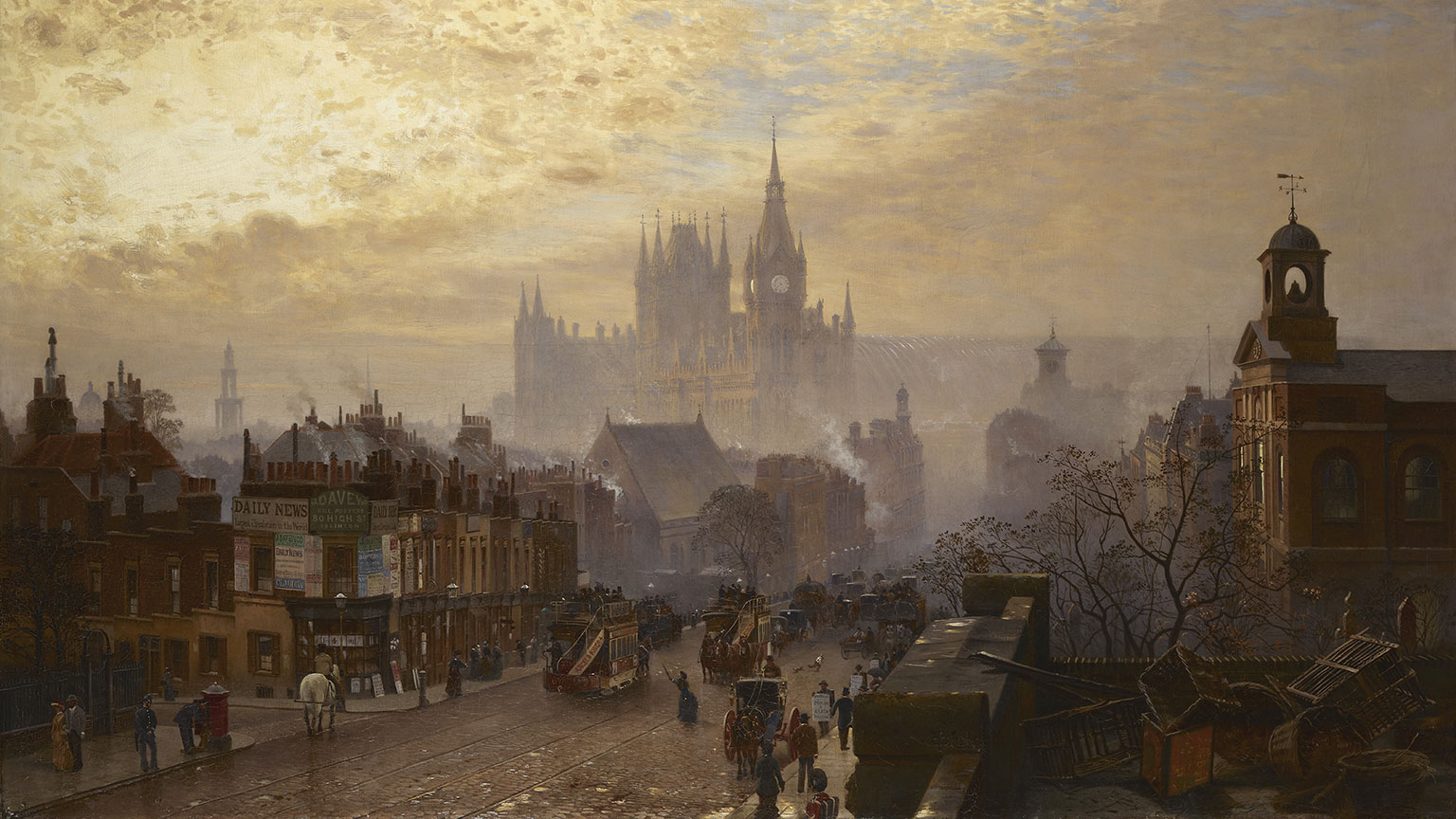 Victorian London Painting 17 