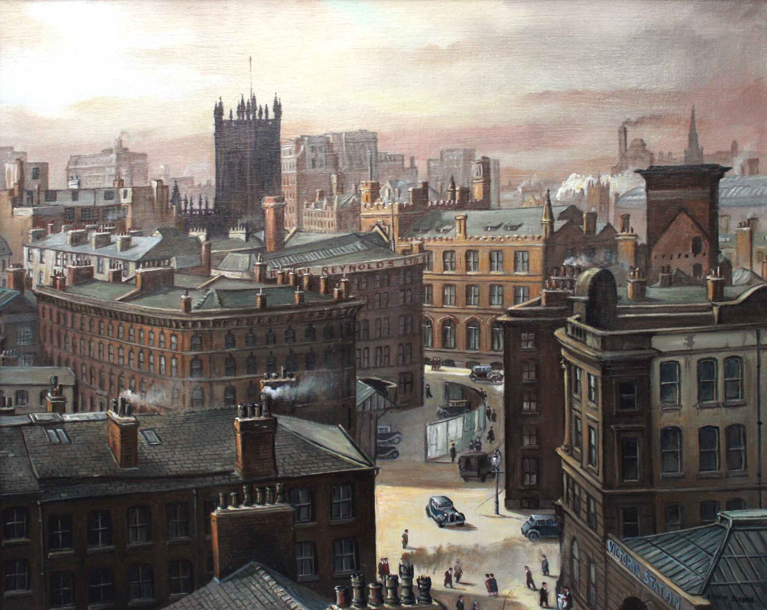2485x1976 Steven Scholes - Victorian London Painting