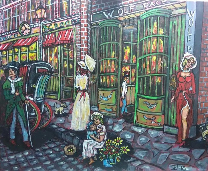 727x597 Victorian London Dickens Described London As A Magic - Victorian London Painting