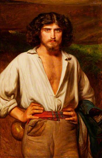 351x544 The Kissed Mouth The Wonder Of Victorian Beards - Victorian Man Painting