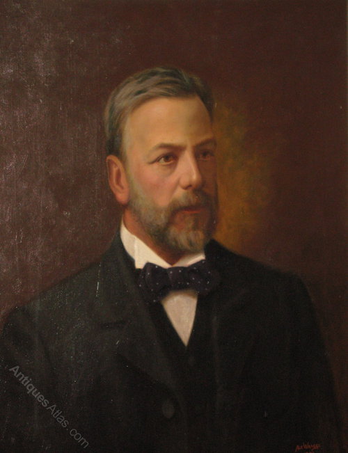 500x651 Antiques Atlas - Victorian Man Painting