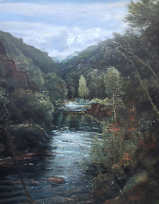 311x400 Old Master British Victorian 1840 Landscape Oil Painting Art - Victorian Painting Landscape