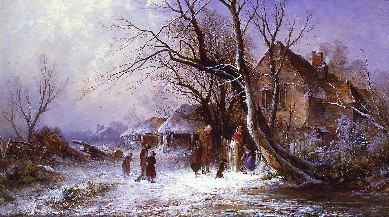 1342x750 Painting Of The Day (Sold Archives) George A. Williams' - Victorian Painting Landscape