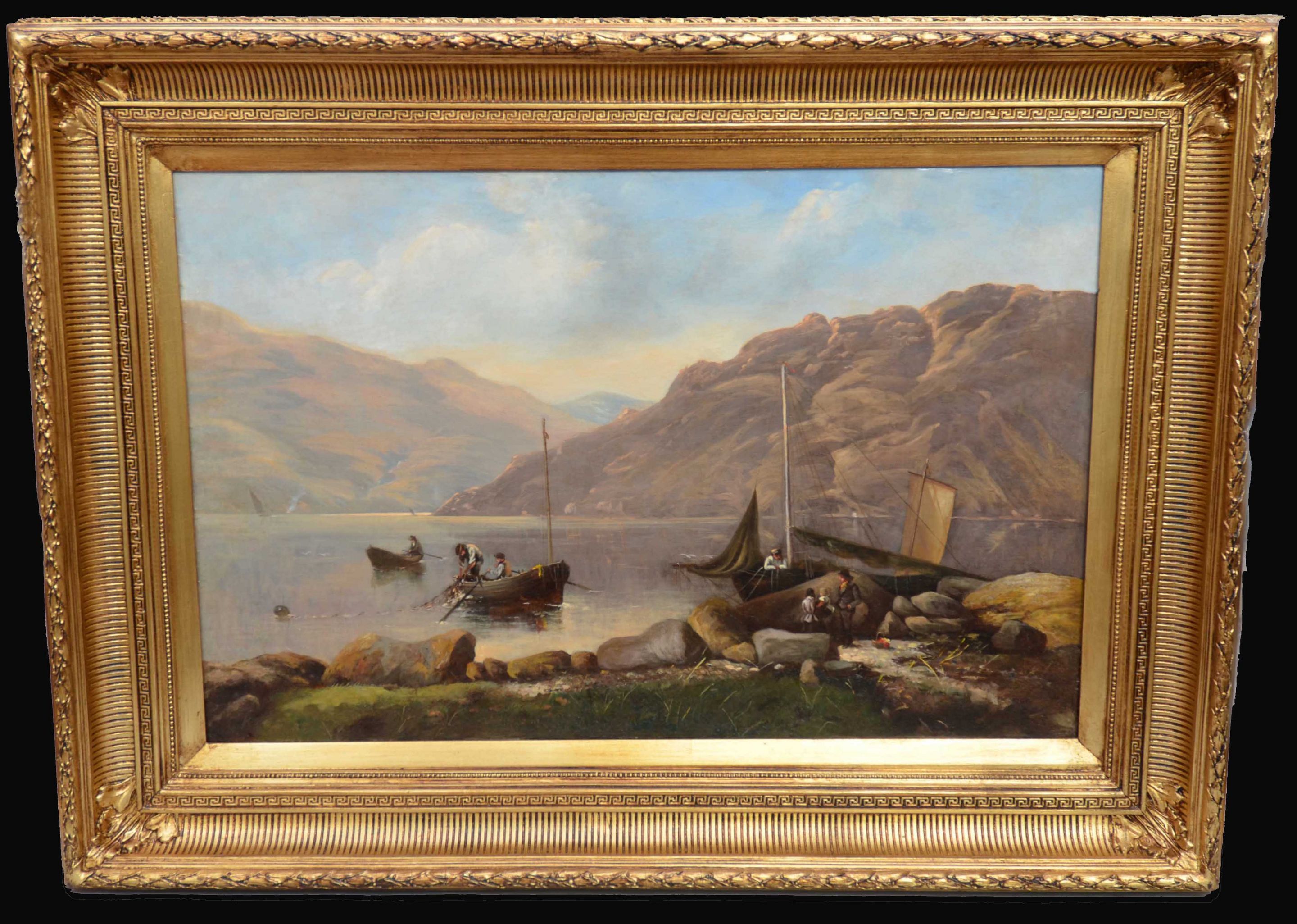 2880x2051 Paintings Oil Landscape England Victorian (Victoria) - Victorian Painting Landscape