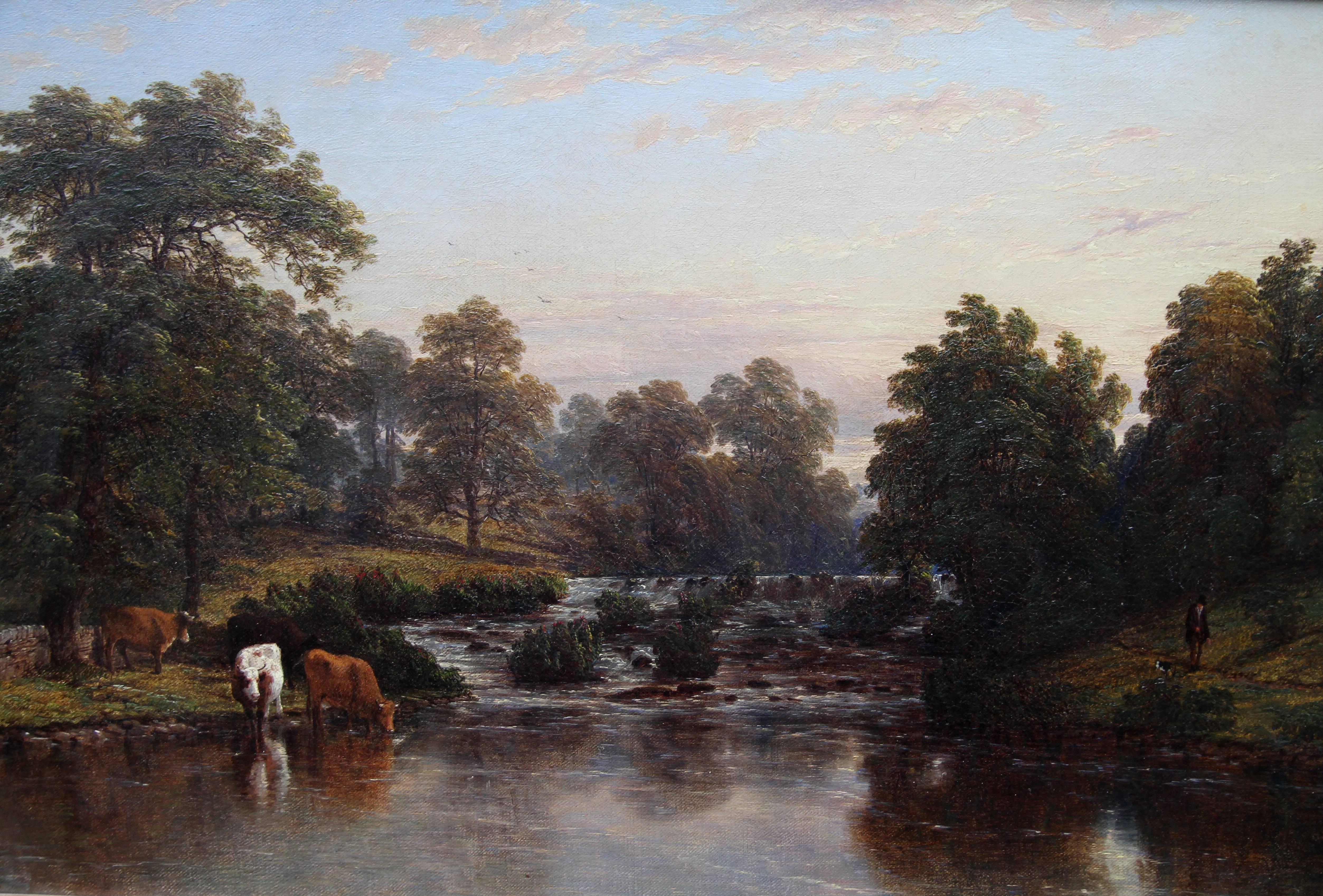 5012x3396 Thomas Baker Of Leamington - Victorian Painting Landscape
