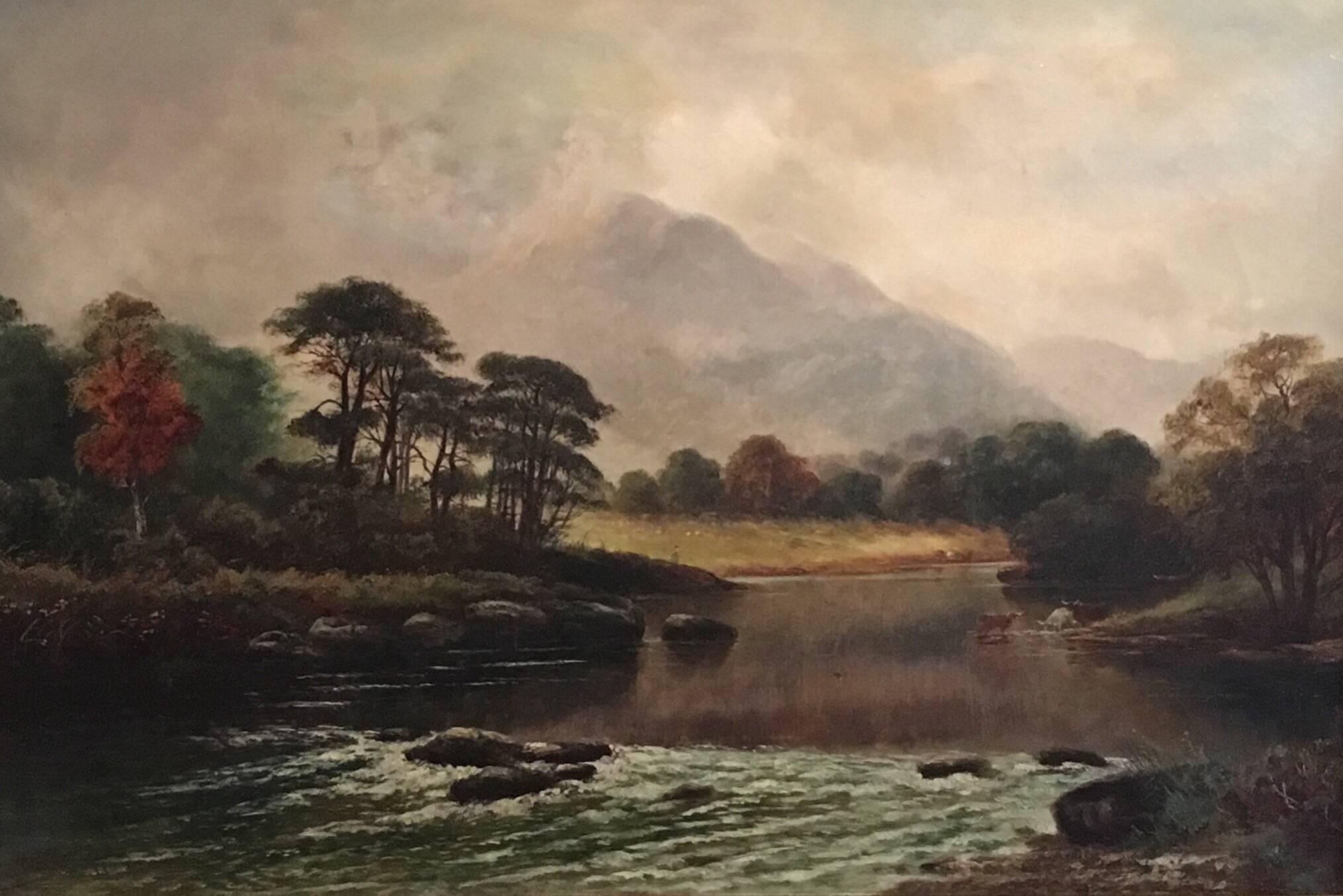 2030x1355 W.l. Crampton - Victorian Painting Landscape