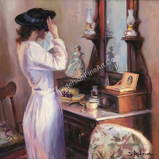 550x550 Steve Henderson - Victorian Painting Woman