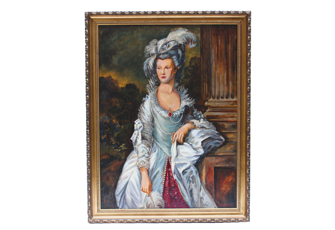 1300x893 Fine Art Painting Auctions Vintage Paintings For Sale Oil - Victorian Portrait Painting