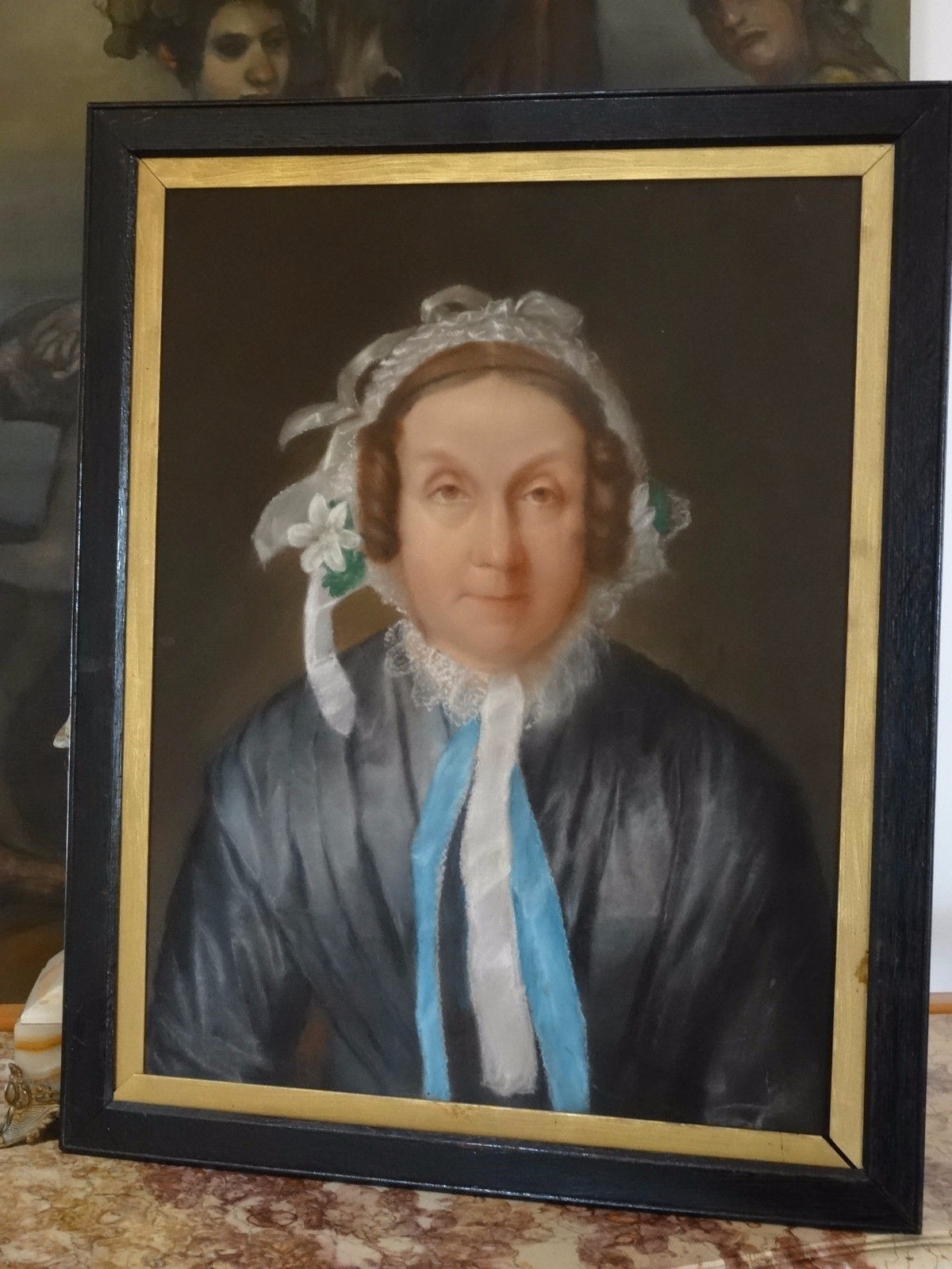 1200x1600 Lovely 19th Century Victorian Pastel Portrait Painting - Victorian Portrait Painting