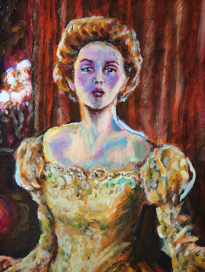 678x900 Victorian Elegance 1 Portrait Painting By Laura Heggestad - Victorian Portrait Painting