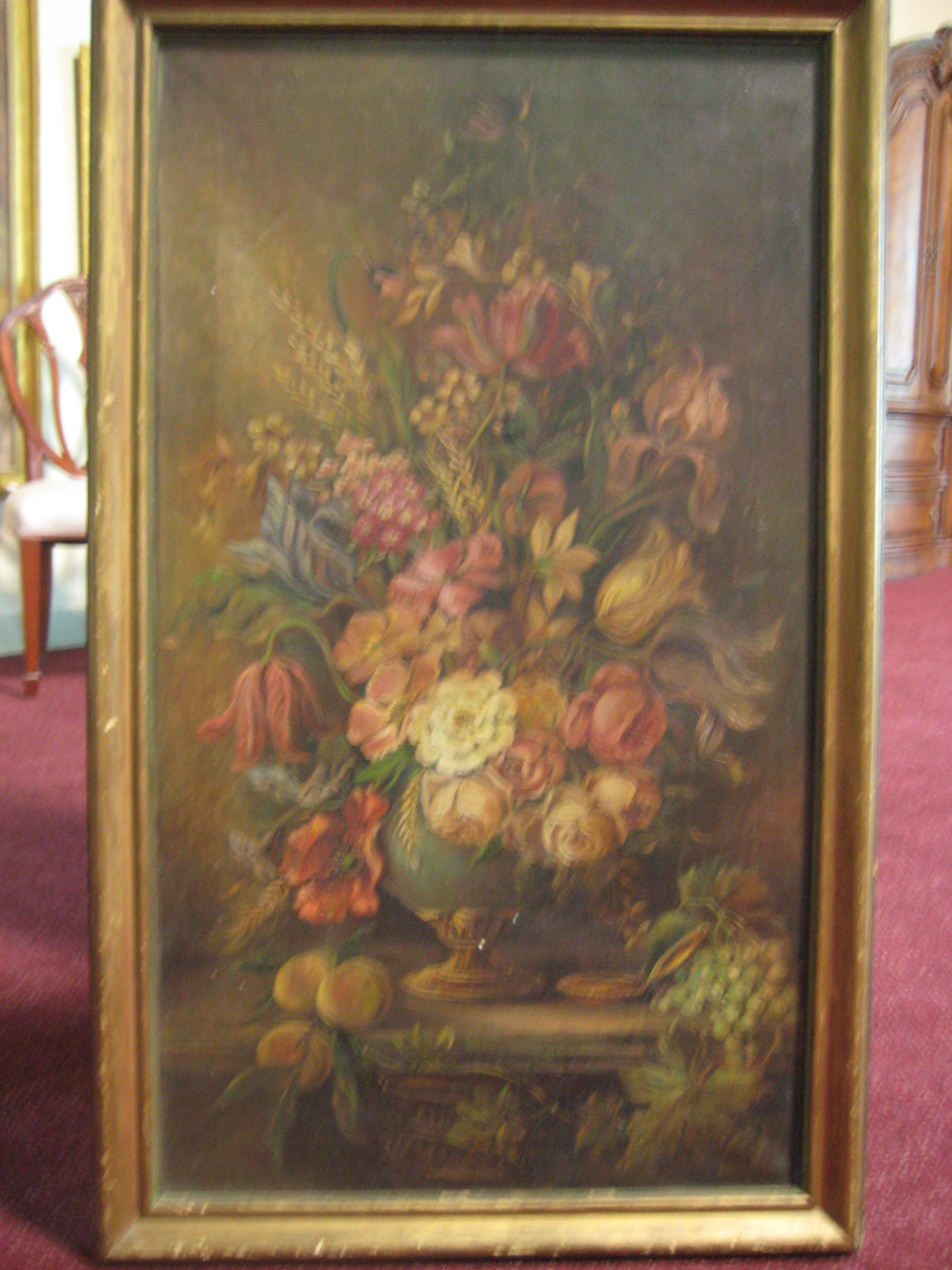 2304x3072 Antique Original Painting Victorian Style Oil On Canvas Appearing - Victorian Style Painting
