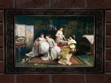 460x345 Second Life Marketplace - Victorian Tea Party Painting