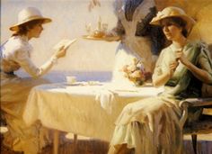 236x171 Victorian Ladies Ladies Victorian Ladies - Victorian Tea Party Painting