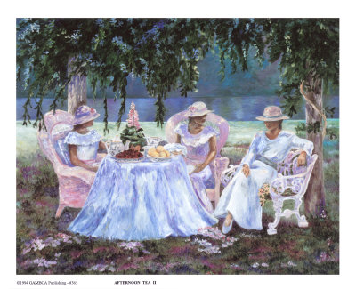 400x325 Food Through Thyme A Victorian Tea Party, Mrs Beeton Style. - Victorian Tea Party Painting