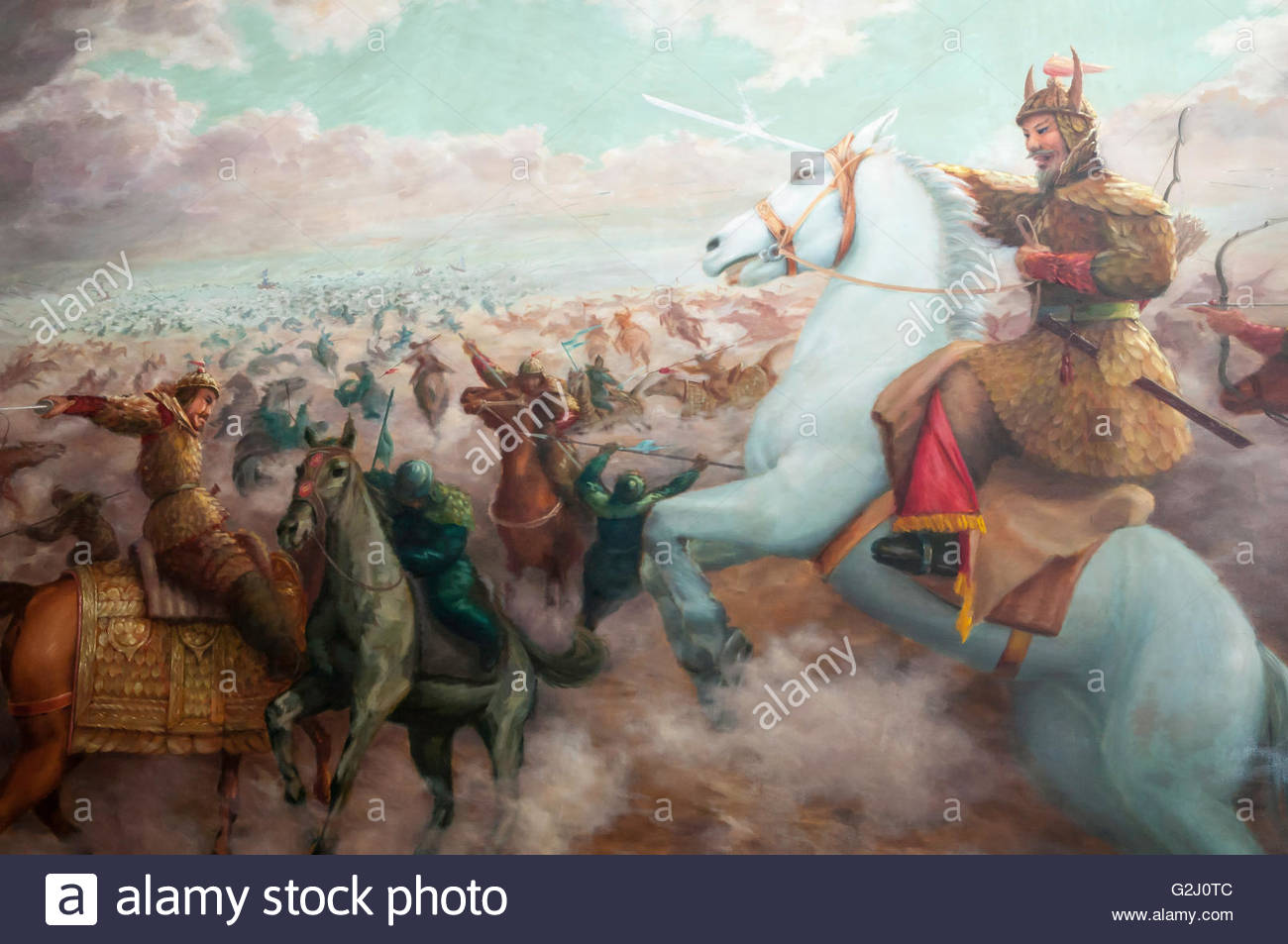 1300x953 Painting Of Great Combat Victory - Victory Painting