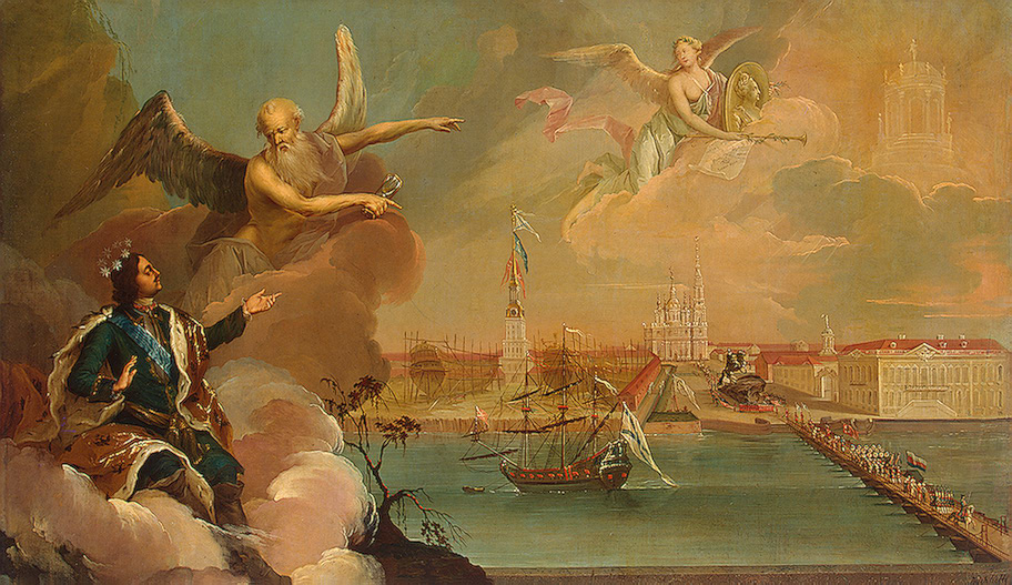 912x527 Allegory Of Victory Of Russian Fleet Over Turks - Victory Painting