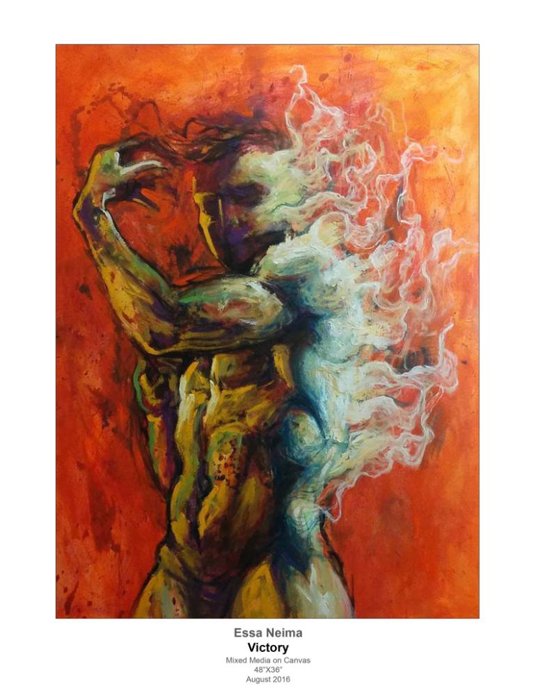 770x996 Saatchi Art Victory Painting By Essa Neima - Victory Painting