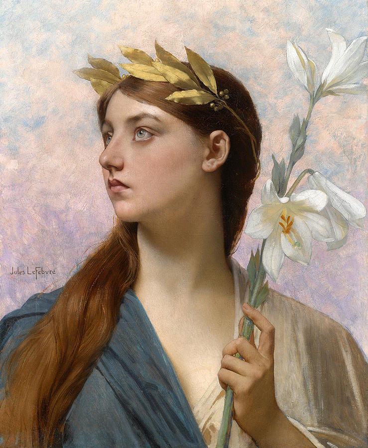 739x900 An Allegory Of Victory Painting By Jules Joseph Lefebvre - Victory Painting