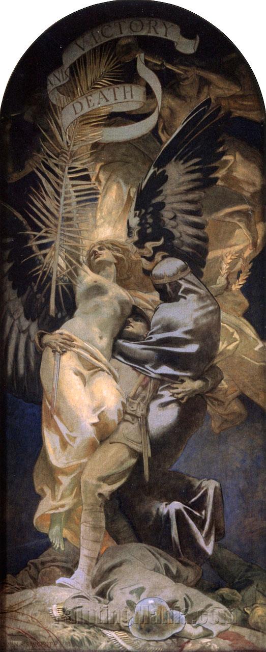 523x1280 Death And Victory - Victory Painting
