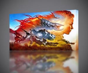 300x248 Horizon Zero Dawn Canvas Print Wall Decor Giclee Art Poster Video - Video Game Painting