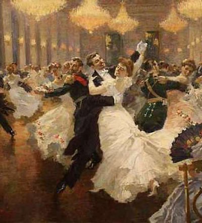 400x443 Viennese Waltz - Viennese Waltz Painting