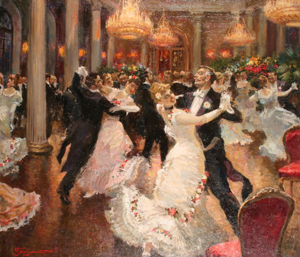 600x514 Waltz Week In Vienna - Viennese Waltz Painting