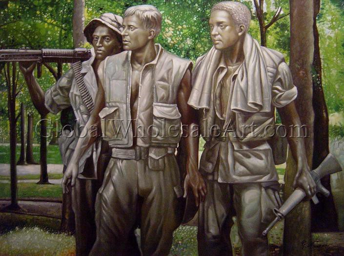 705x525 Vietnam Memorial, Washington D.c. - Vietnam Memorial Painting