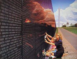 Vietnam Memorial Painting at PaintingValley.com | Explore collection of ...