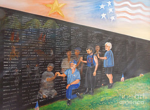 300x220 Vietnam War Memorial Paintings Fine Art America - Vietnam Memorial Painting