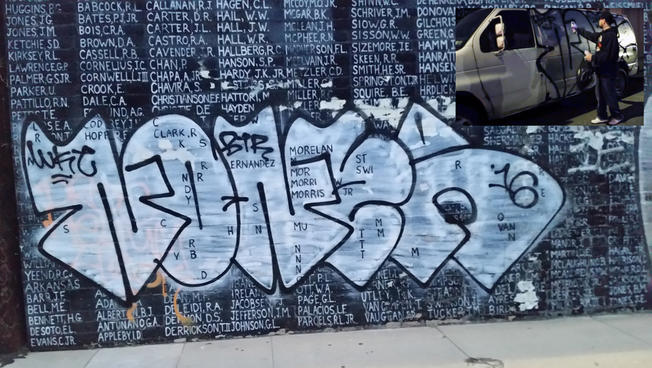 652x368 Man Gets 4 Years For Vandalism Of La Vietnam War Memorial - Vietnam Memorial Wall Painting