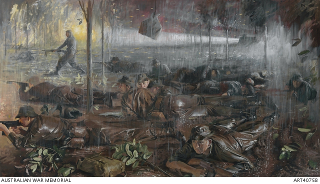 640x368 Long Tan Action, Vietnam, 18 August 1966 The Australian War Memorial - Vietnam War Memorial Painting
