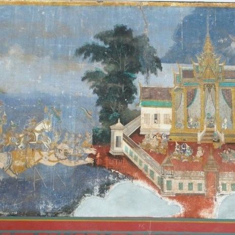 463x463 Vietnam Wall Painting Wall Mural Royal Palace Wrap Up Vietnam War - Vietnam War Memorial Painting