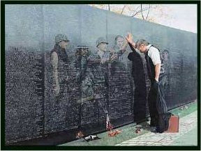 288x217 Vietnam War Memorial Painting Lee Teter - Vietnam War Memorial Painting