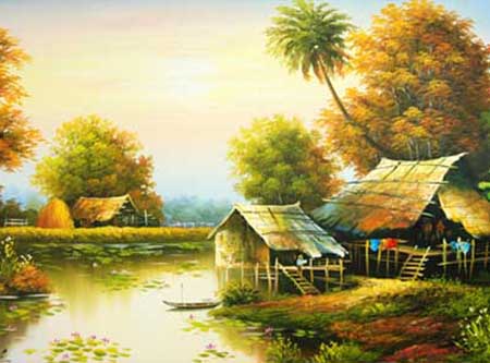 450x333 Hao Nguyen, Author - Vietnamese Oil Painting