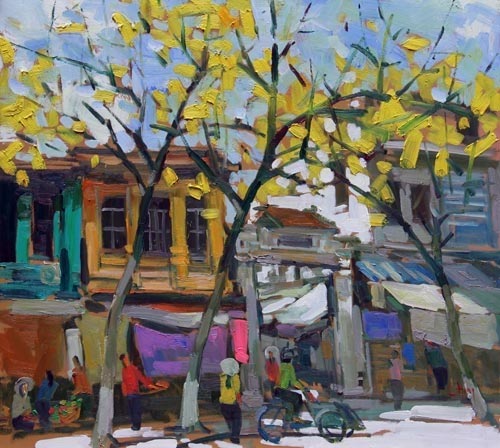 500x448 Vietnamese Oil Painting - Vietnamese Oil Painting