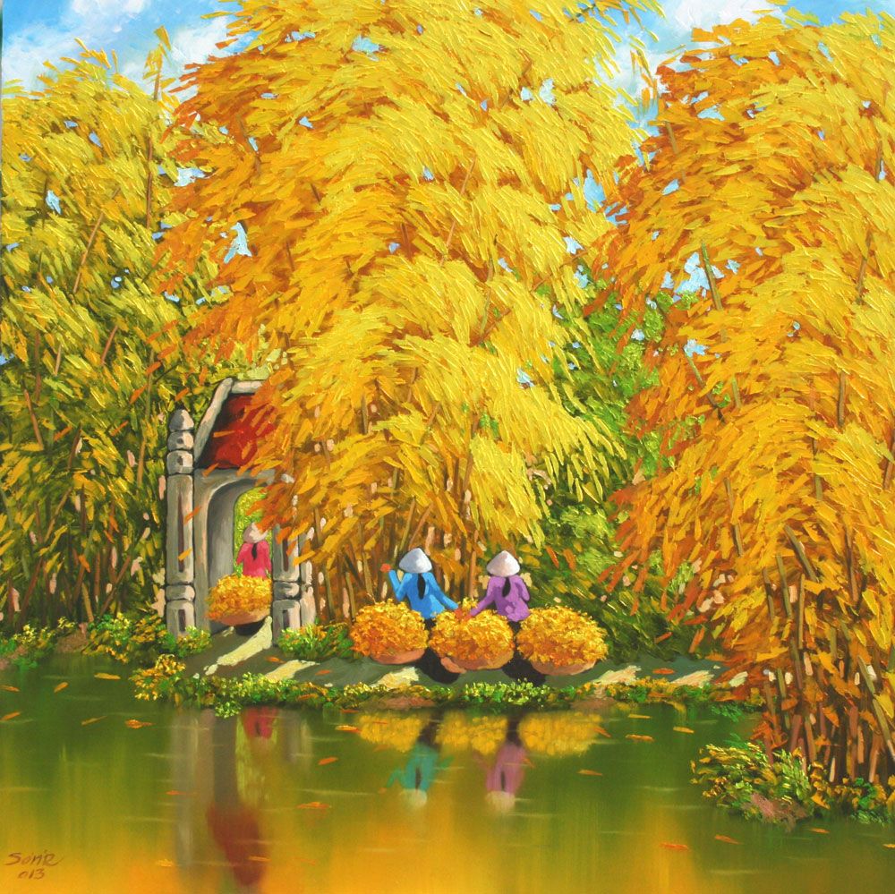 1000x999 Vietnamese Oil Painting 3 Arts - Vietnamese Oil Painting