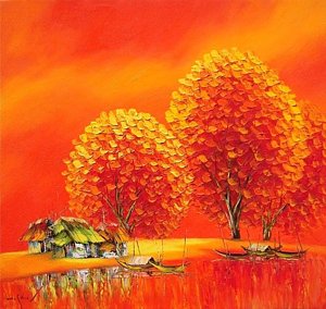 300x284 Vietnamese Paintings Fine Art America - Vietnamese Painting